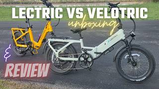 Lectric XP4 vs Velotric Fold 1 Plus | Best folding E-bikes | Unboxing and review