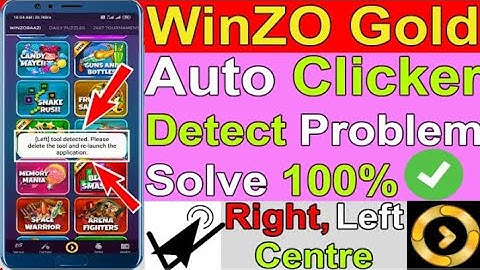 #AutoClicker#Winzogold#Problem  Winzogold  Hack  Tricks      Auto Clicker Detect Problem Solve 100%