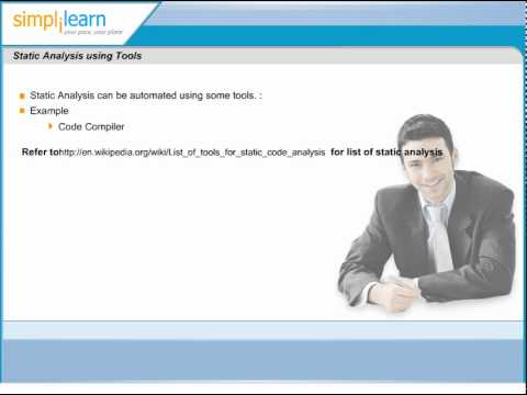 Simplilearn: Static Analysis using Tools | Software Testing Certification Training - Simplilearn: Static Analysis using Tools | Software Testing Certification Training
