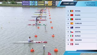 K1 Men's 1000m Semi Final A3 / 2024 CanoeKayak Sprint European Paris Olympic Qualifier Szeged