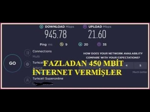 TURKCELL SUPERONLİNE GERÇEKTEN 500 MBİT HIZ VERİYOR MU? GÖZLERİME İNANAMADIM.