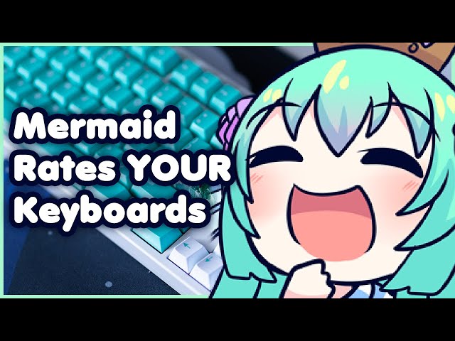 【Mermaid Rates YOUR Keyboards (REDO EDITION)】 YUM KEYCAPS 【NIJISANJI EN | Finana Ryugu】|「LazuLight」のサムネイル