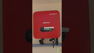 5 kw solar🌞 system Havells 6.6 kw solar🌞 inverter(#solar #havellsindia #viral #reels #automobile