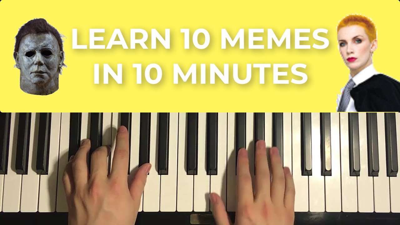 Learn 10 Meme Songs on Piano in 10 Minutes (Part 10)