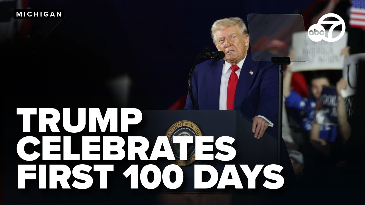 Trump supporters at Michigan rally praise president's first 100 days: 'Biblical'