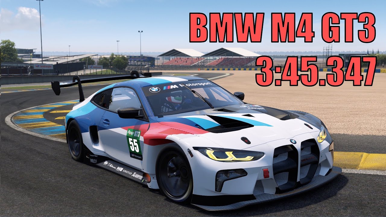 BMW M4 GT3 - Le Mans 24H 3:45.347 - Automobilista 2 + Setup Link