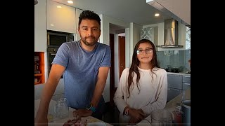 Alex Campos y su hija