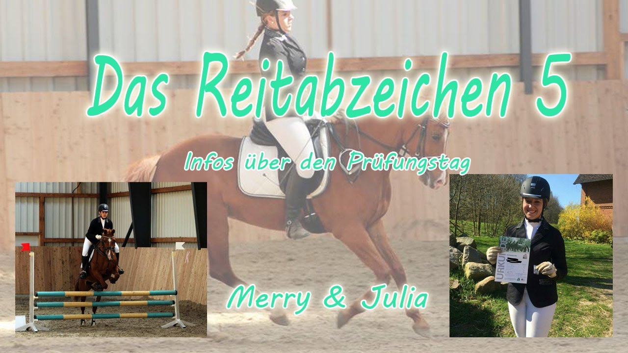 DAS REITABZEICHEN 5 - Informationen zum Prüfungstag - YouTube