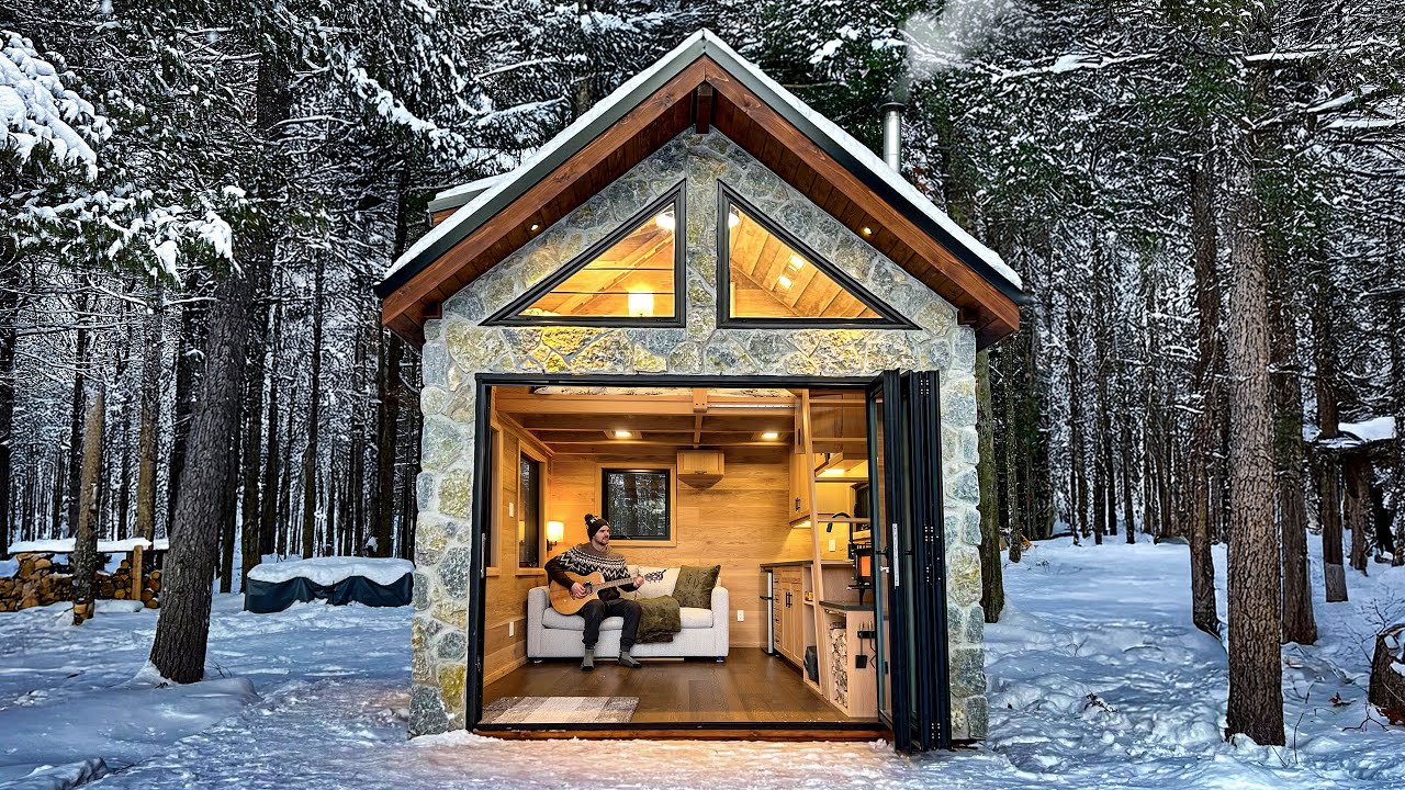 Building a COZY CABIN IN THE WOODS