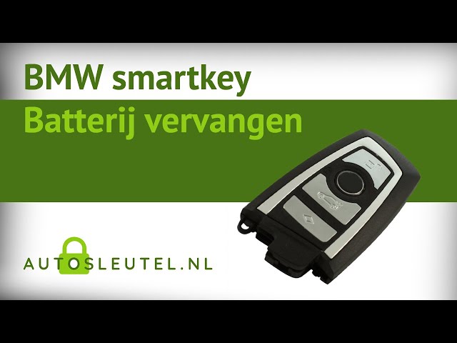 semester eetlust Vorm van het schip BMW 3-knops of 4-knops smartkey - Batterij vervangen - YouTube