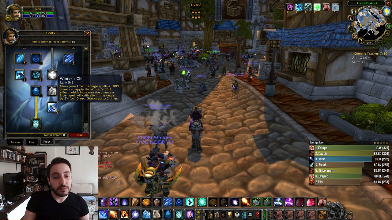 WOW  Classic 2021 60 Level Frost Mage Talents (Kendi Talentim)