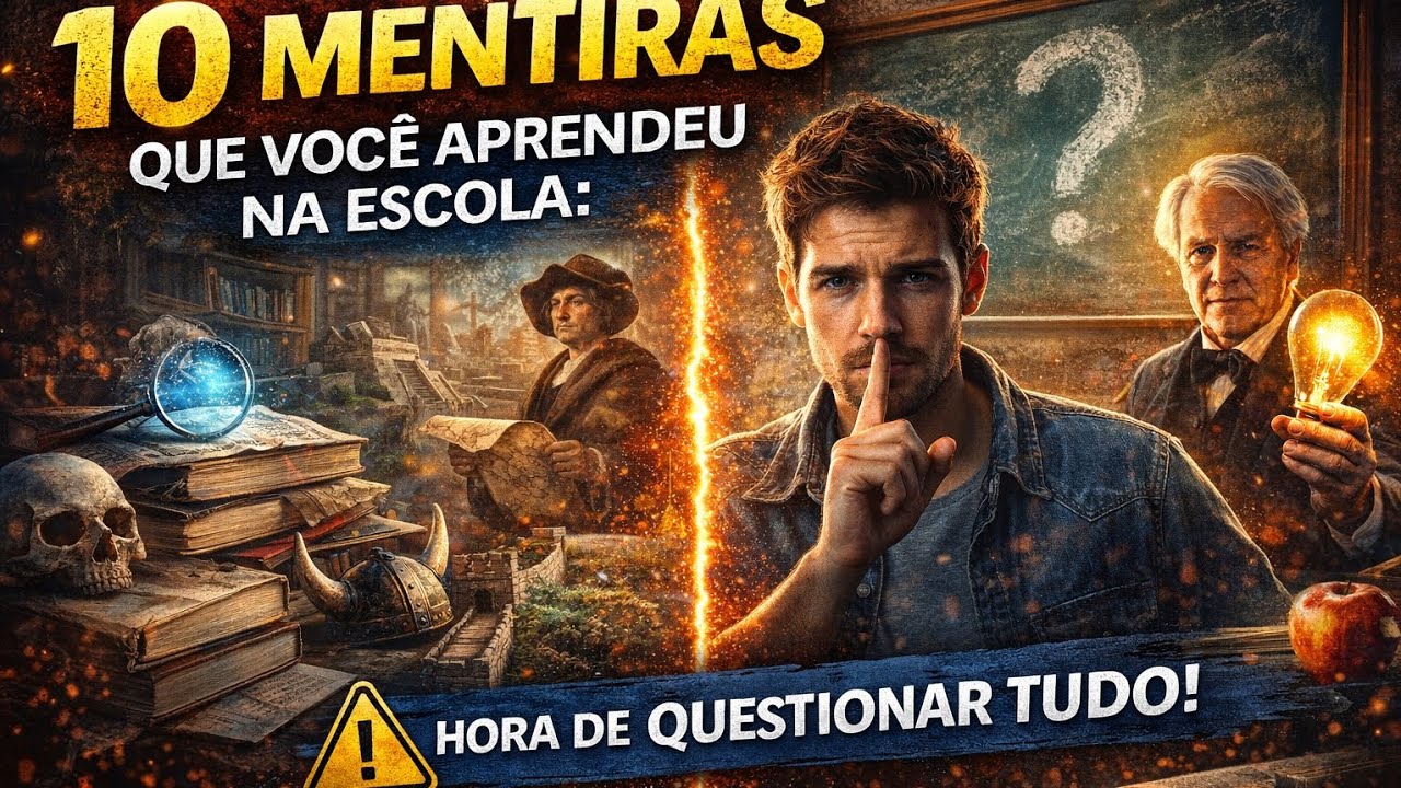 10 Mentiras Que Você Aprendeu na Escola (E Nunca Questionou!)