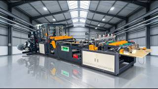 High Speed Double Lines Full Automatic Zipper Bag Making Machine Servo Driven All-in-One Production