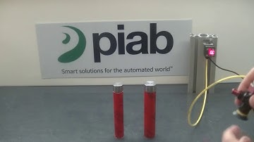 Handling Metal Rods with Vacuum  - Piab