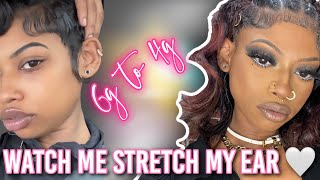 WATCH ME STRETCH MY EARS ! | 6g to 4g | Cashliani