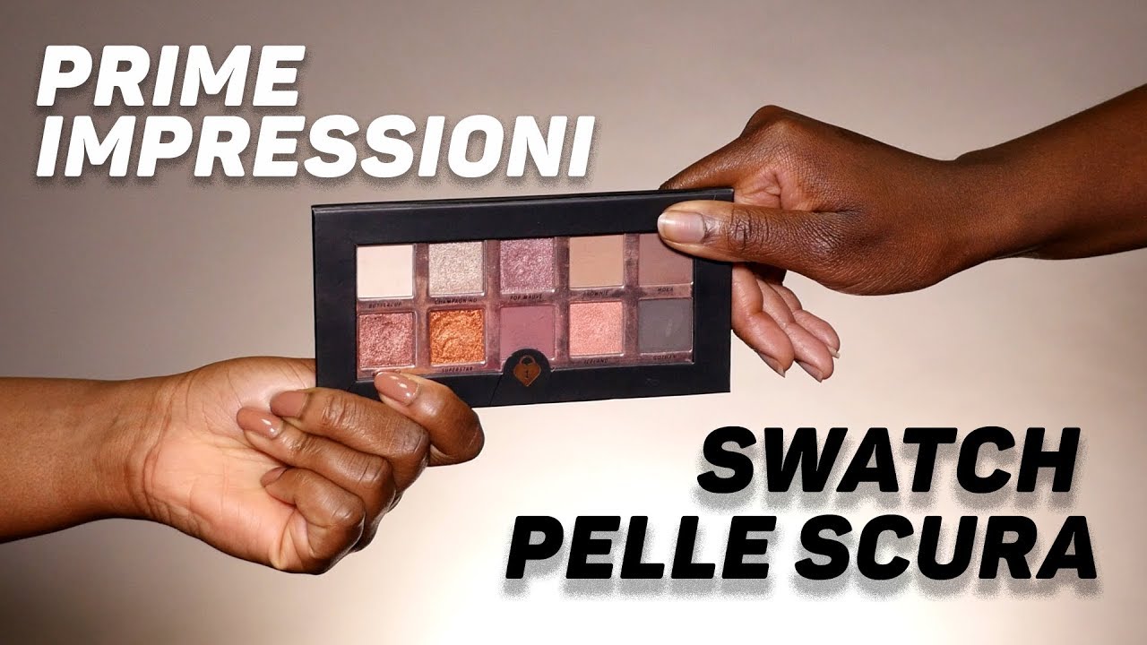 FIRST IMPRESSIONS CLIOMAKEUP SHOP FIRSTLOVE PALETTE + SWATCH PELLE SCURA - GRACE ON YOUR DASH