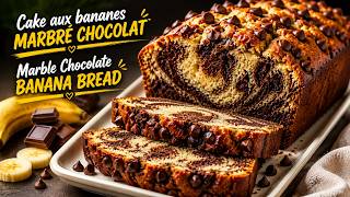 Ce Cake Marbré Banane Chocolat Est Une Dinguerie ! 🍌🍫