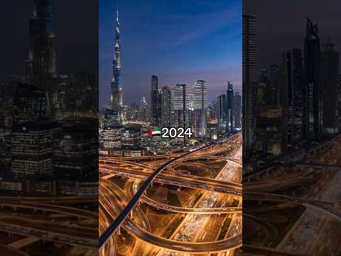 Evolution of Dubai - Dubai 1980 vs 2024 #dubai #uae #dubaicity