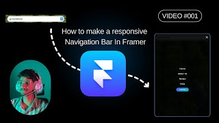 How to make a responsive navbar in framer. VIDEO #001 Net Worth