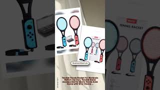 Tendak Tennis Racket for Nintendo Switch Joy-Con, Tendak Game Accessories for Mario Tennis Aces G...