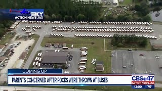 Parents worry after rocks were thrown at school  buses