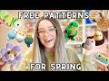 FREE Amigurumi Crochet Patterns You Can Make TODAY! (spring edition🌸)