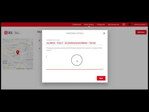 Corrigo Customer Portal V3 - How to Create a Work Order