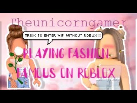 Aperte Start - Roblox GAME - Fashion Famous - PC - CASAL VIP