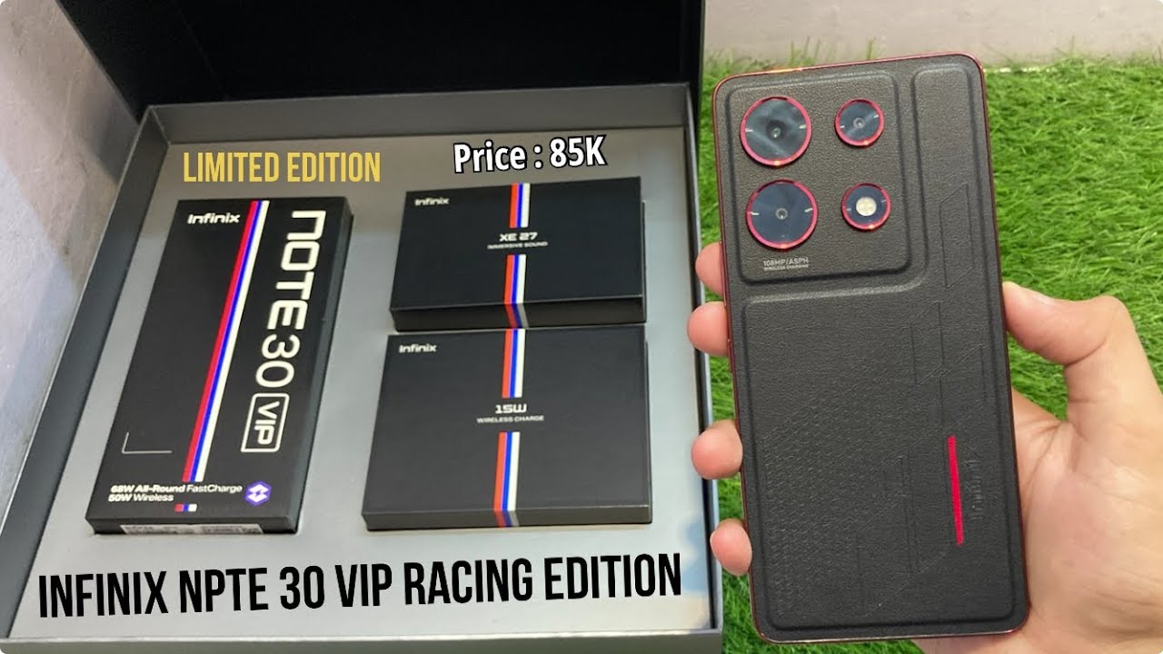 Infinix Note 30 VIP Racing Edition || 50W Wireless Charging || Limited ...