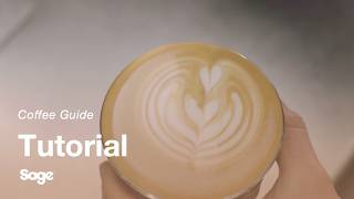 How to create latte art: the tulip & rosetta