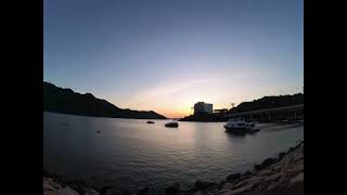 Sunset in Tung Chung River (Time-lapse) [Insta 360]
