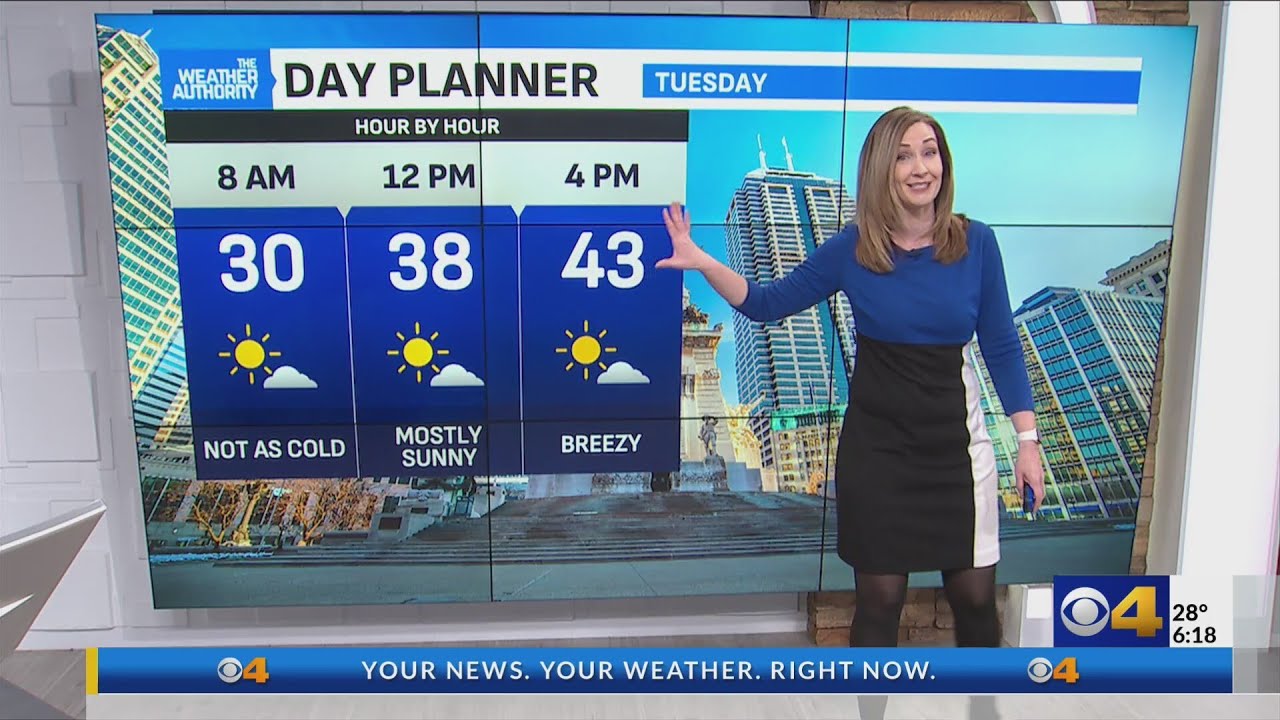 A breezy warming trend underway - YouTube