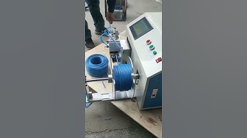 Automatic wire cutting and coiling winding machine with meter counting