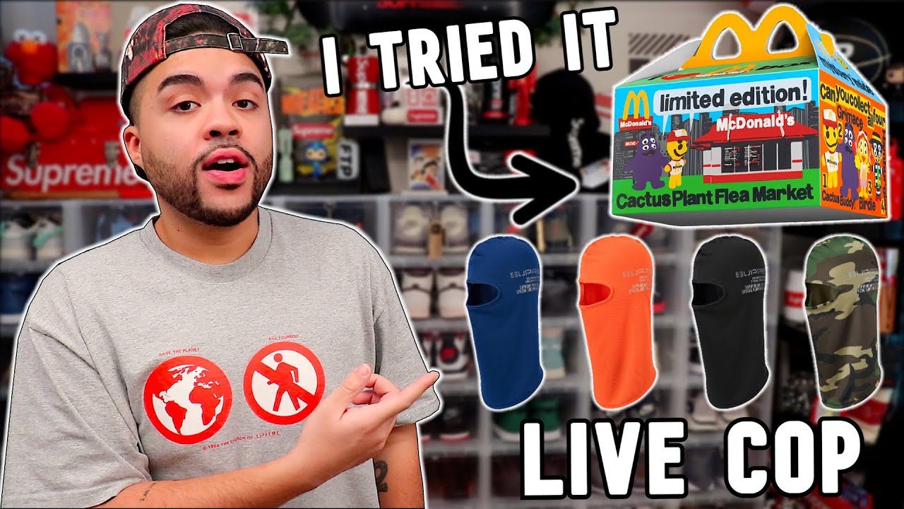 Supreme FW22 Week 6 LIVE COP + I Tried CPFM McDonalds Adult Happy Meal