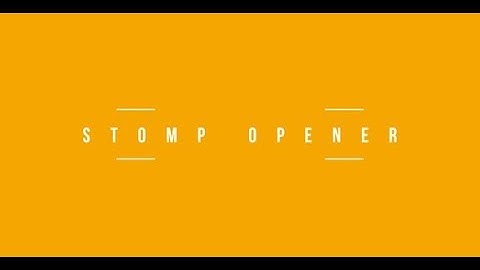 After Effects Template: Fast Stomp Opener