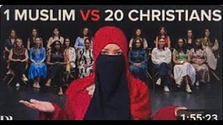 1 muslim vs 20 christians