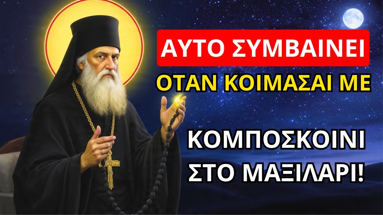 Άγιος Νεκτάριος: Αυτό συμβαίνει όταν κοιμάσαι με το κομποσκοίνι στο μαξιλάρι σου!