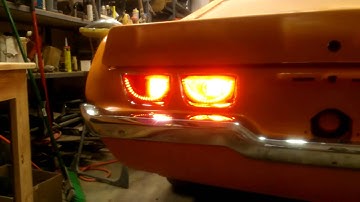 DIY Camaro Afterburner Halo Sequential Tail lights