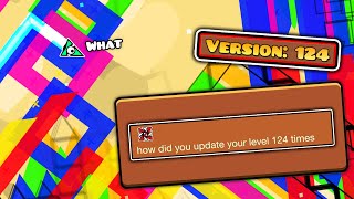 Level, but updated 124 times | Geometry dash 2.11 @Mulpan