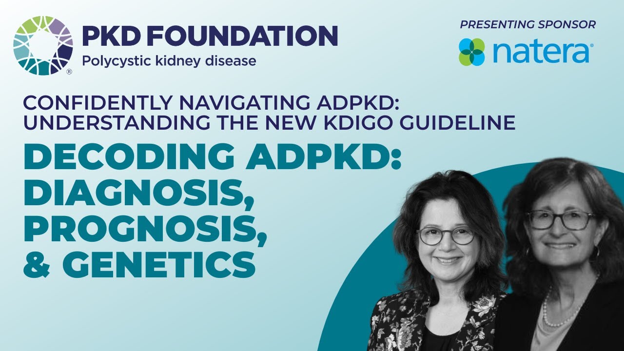 Confidently Navigating ADPKD: Understanding the New KDIGO Guideline,  Decoding ADPKD: Diagnosis, Prognosis, & Genetics - Polycystic kidney  disease | PKD treatment research | PKD Foundation