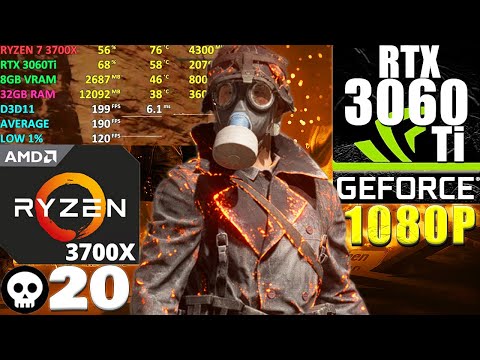 Battlefield 5 | RTX 3060Ti + Ryzen 7 3700X | 1080p - Low Settings 