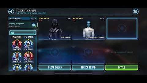 TW: Vader GL Rey counter (fail)