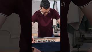 Decorating the legs of the footstool! Reupholster a footstool: Part Five #howto #upholstery #diy