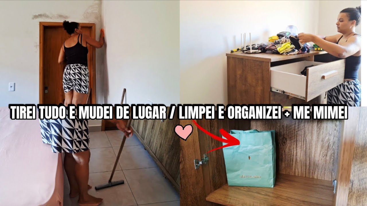 Mudei Meu Quarto, Limpei os Mofo / as crianças ganharam Presentes e muita roupa