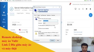 Hướng dẫn vào VPS vultr bằng Remote desktop và cách link ổ đĩa từ máy thật lên máy ảo