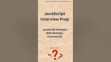 large video javascript modules es6 modules commonjs  1