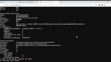 Hive create table and load data