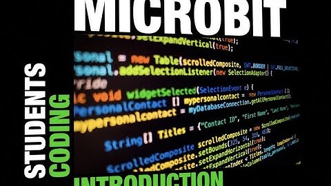 Microbit Intro