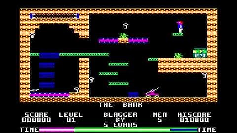 Blagger Game Music for the Amstrad CPC