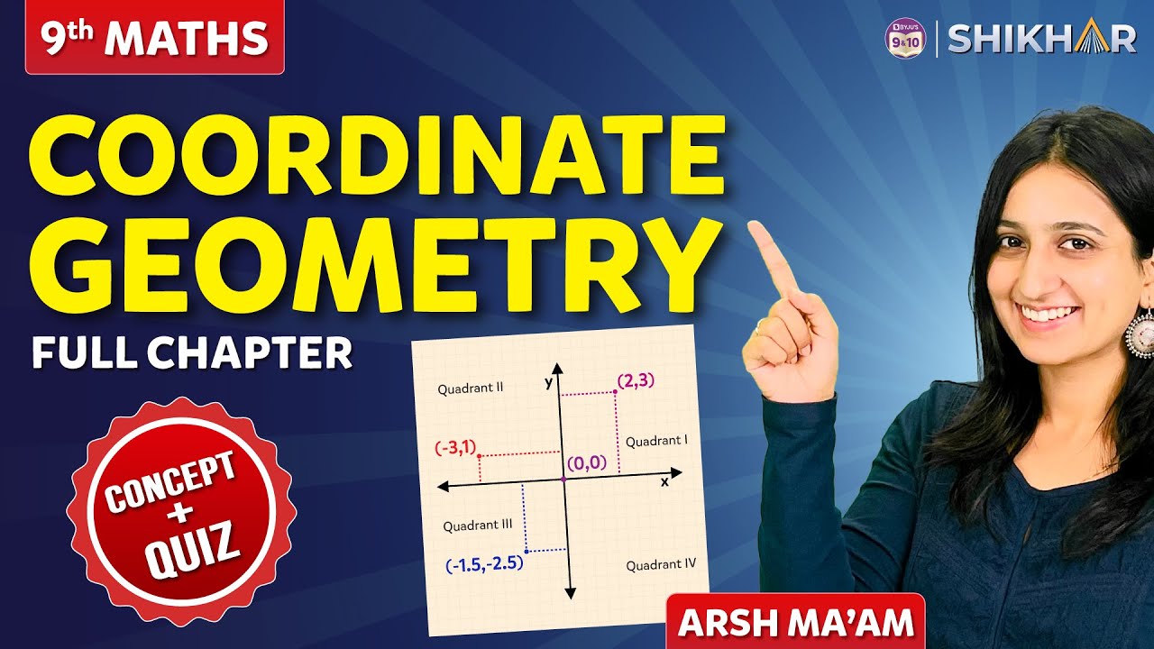 Coordinate Geometry | Full Chapter - 3 | Concept + Quiz | Class 9 ...